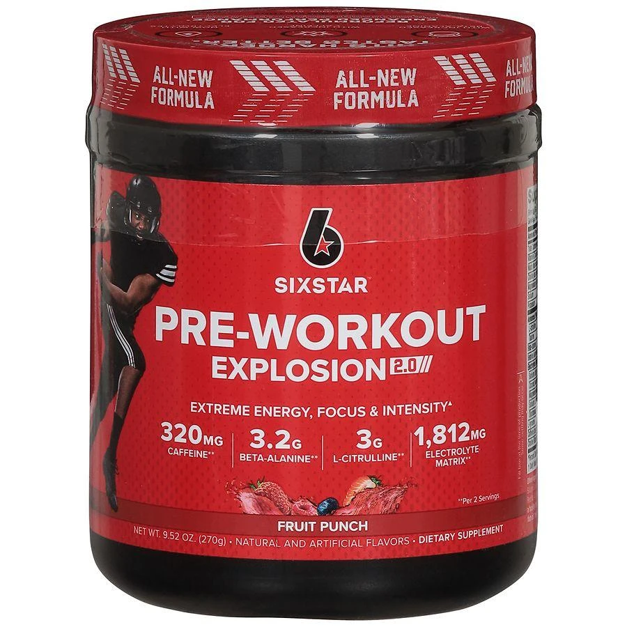 Six Star Pre-Workout Explosion 2.0 1