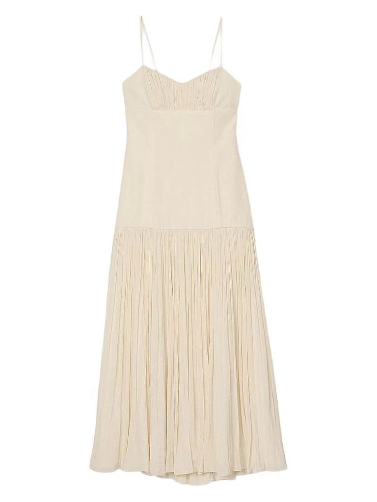 chinese dress ladies Nara Two-Tone Knit Maxi Dress Navy Blue main image 0