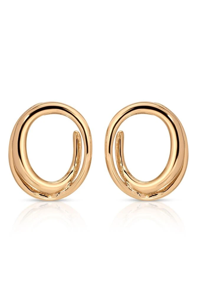 Ettika Jewelry Swirl Stud Earrings 4