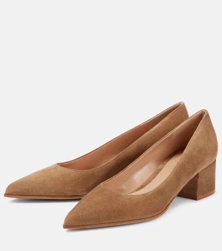 Gianvito Rossi Piper suede pumps 5