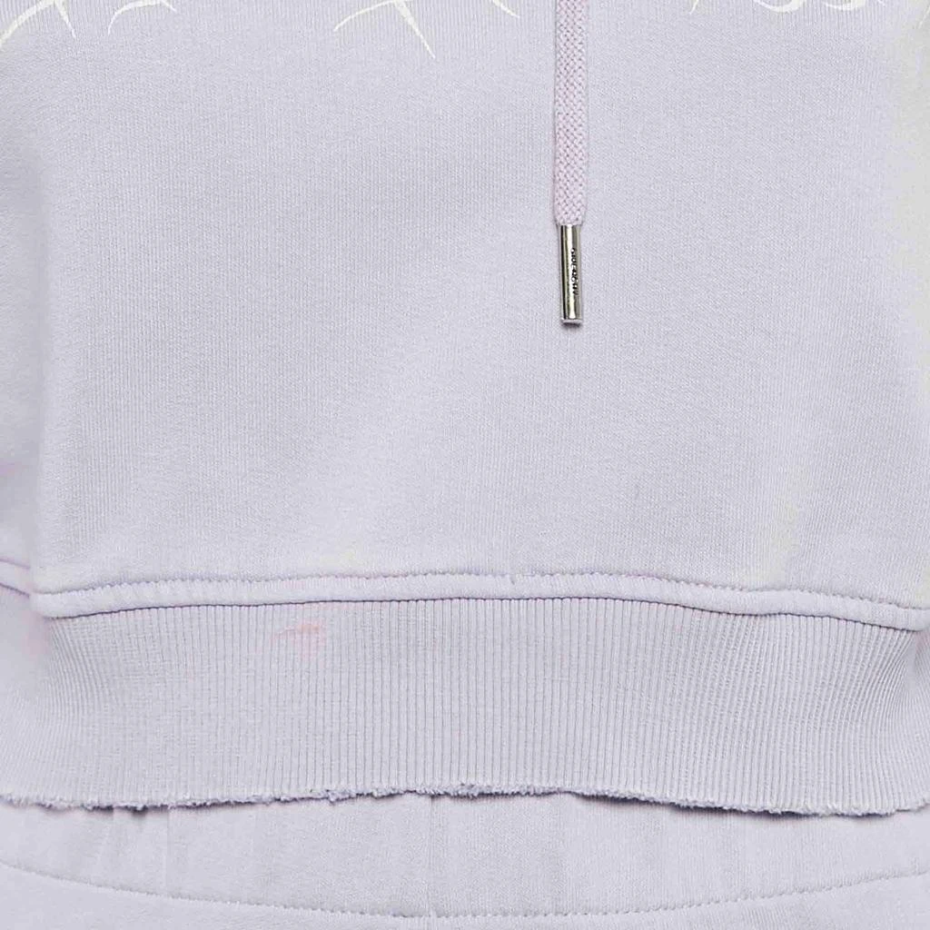 Givenchy Givenchy Purple Barbed Wire Logo Print Crop Hoodie and Sweatpants Set S 4