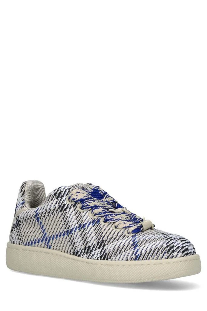 Burberry Burberry Box Checked Lace-Up Sneakers 2