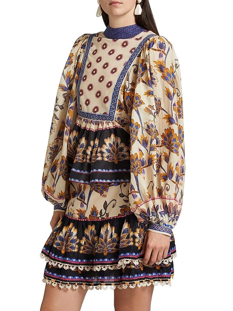 Farm Rio Ainika Floral Cotton Blouse 4