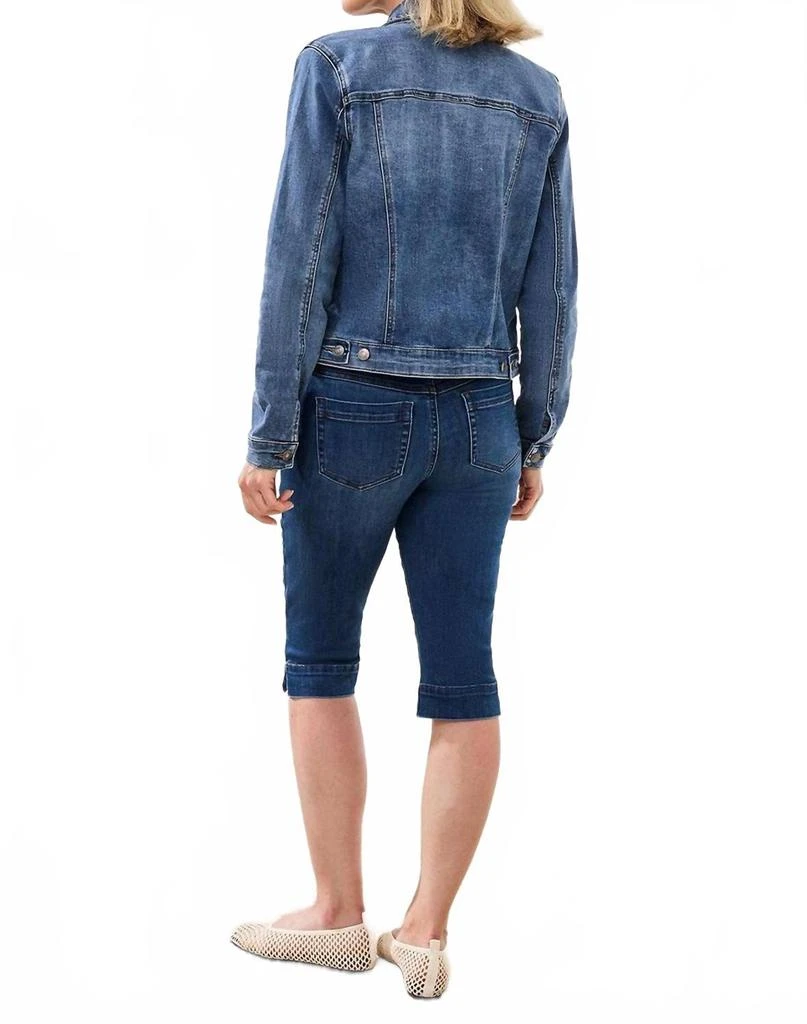 Tribal Classic Fit Comfort Stretch Denim Jacket In Dark Vintage 2