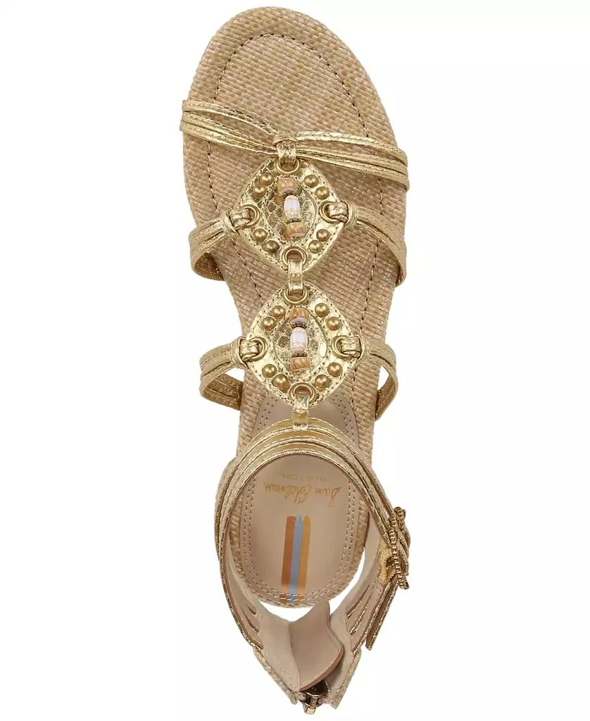 Sam Edelman Danica Beaded Demi-Wedge Gladiator Sandals 4