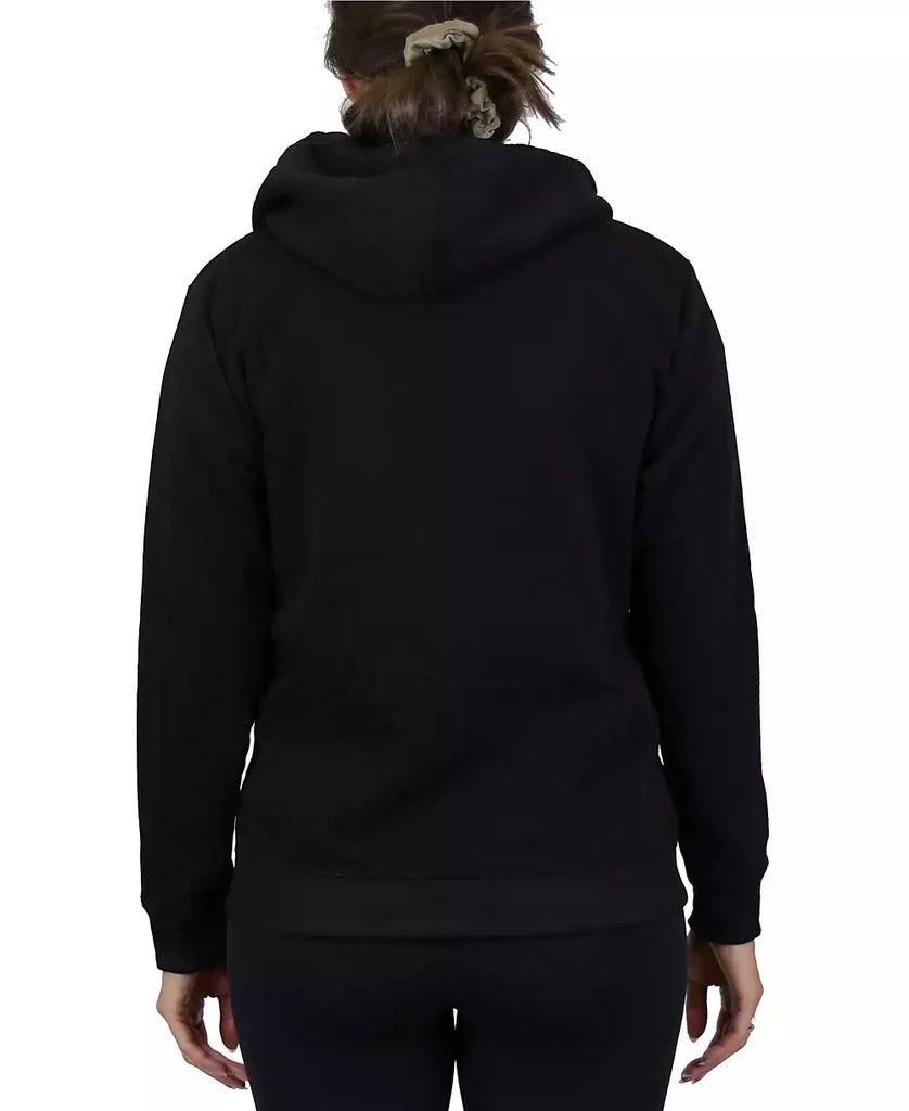 Galaxy By Harvic Women's Loose Fit Sherpa Lined Fleece Zip-Up Hoodie Sweatshirt 2