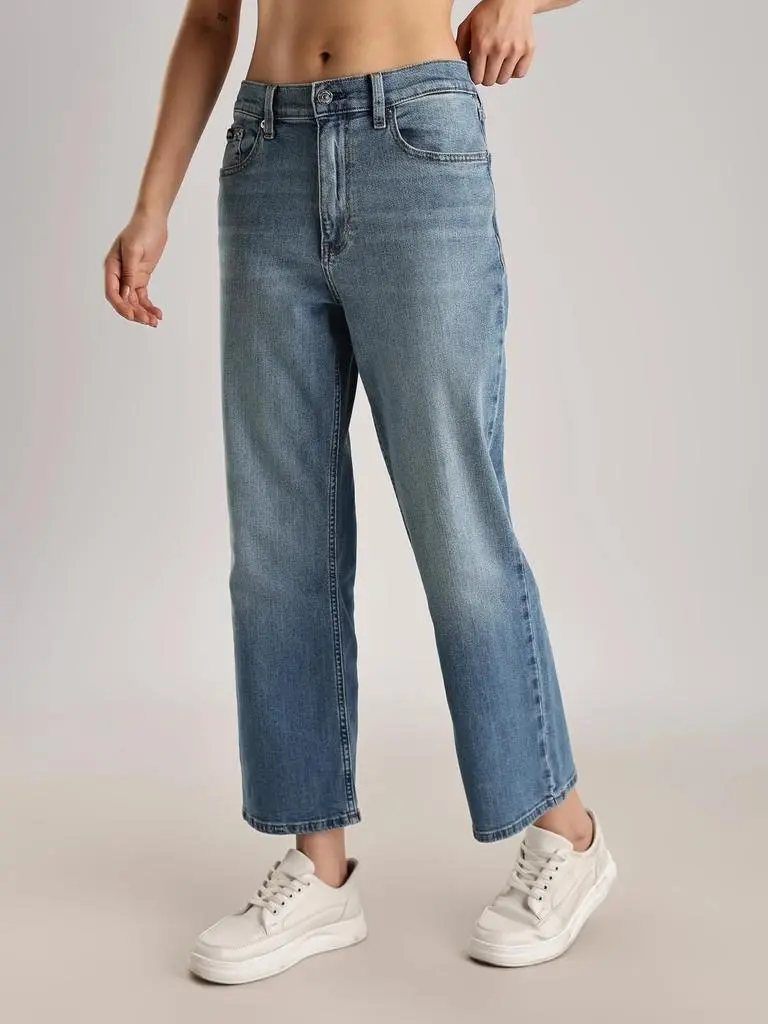 Calvin Klein Calvin Klein Womens High Rise Ankle Bootcut Jeans 6