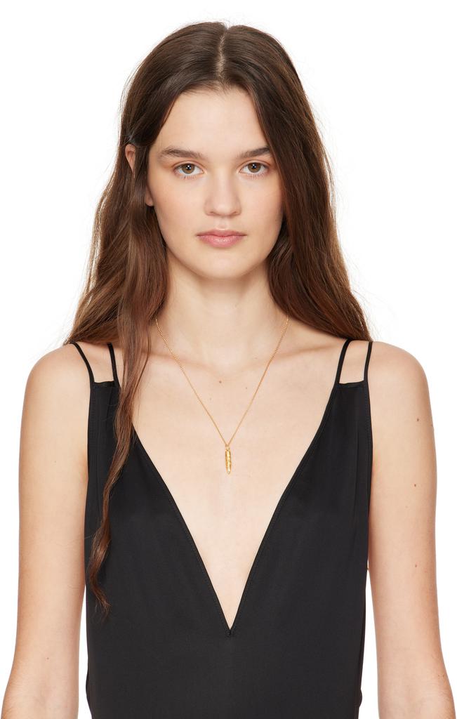 Alighieri Gold 'The Mini Annotator' Necklace