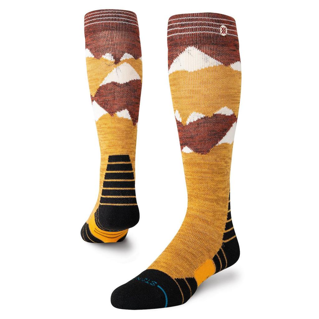 Stance Windy Peaks Mid Wool Snow