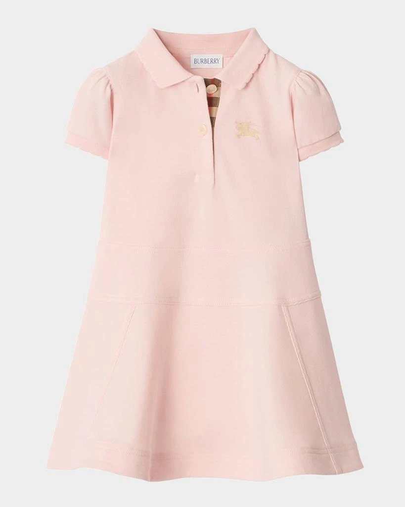 Burberry Girl
s Cotton Polo Shirt Dress, Size 6M-3
