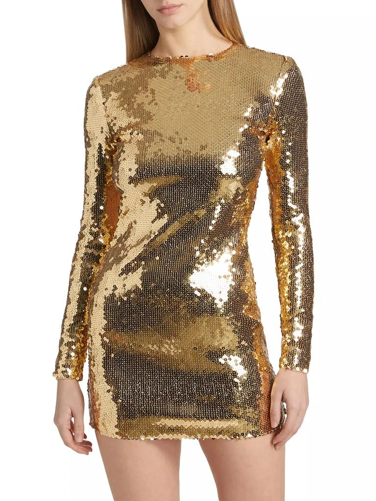 Sergio Hudson Sequined Body-Con Minidress 3