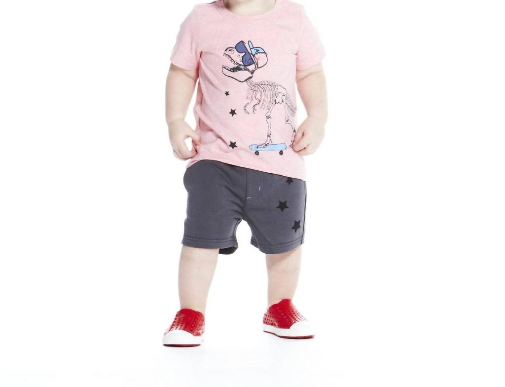 Andy & Evan Andy & Evan - Boy's T-Rex Shirt & Shorts Set 4