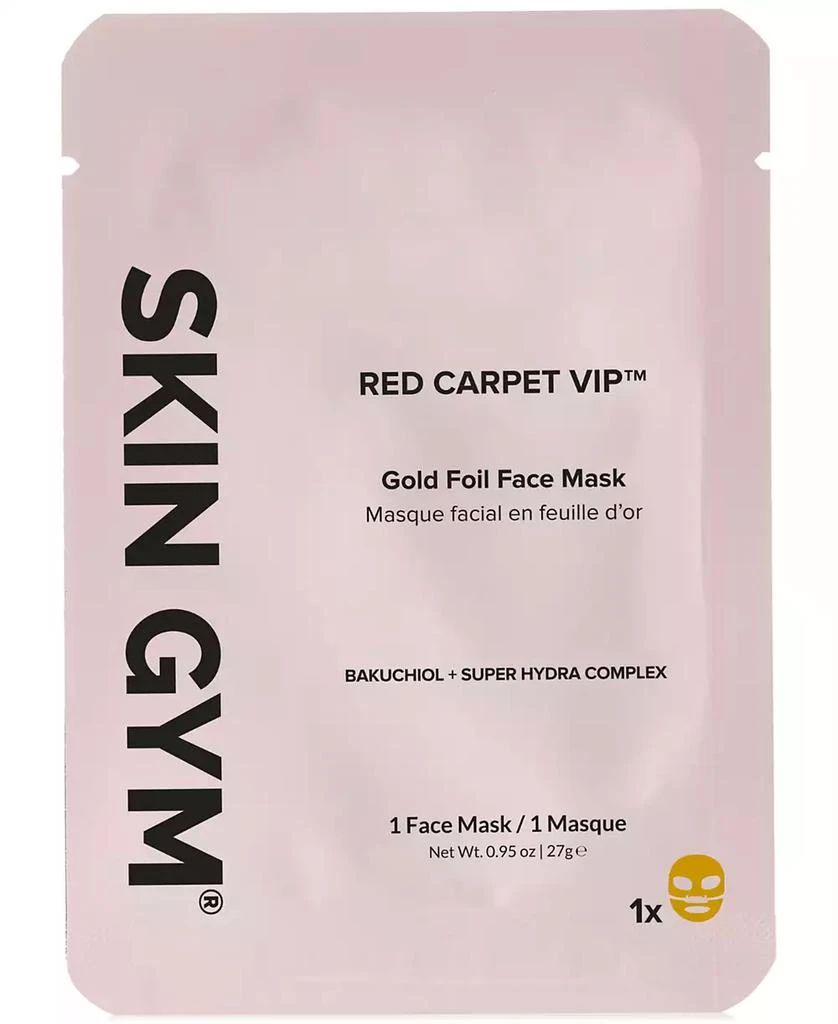 Skin Gym Red Carpet VIP Gold Foil Face Mask 1