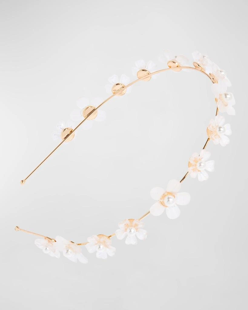 L. Erickson Summer Blooms Pearlescent Metal Headband 1