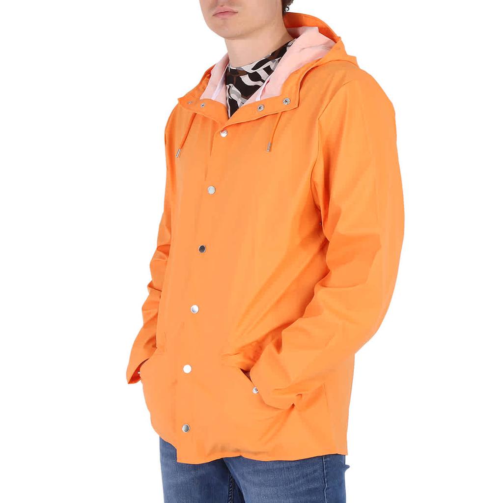 Rains Orange Waterproof Lightweight Jacket