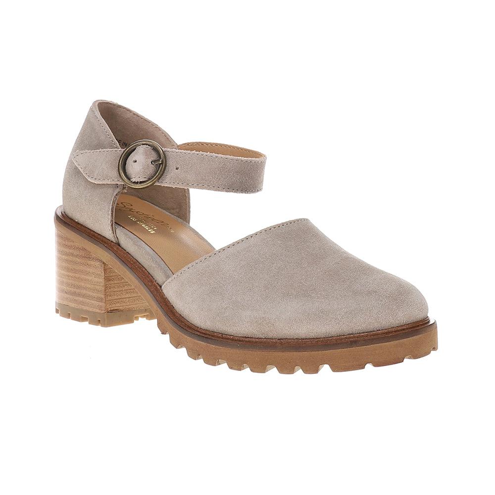 Seychelles Lock and Key Round Toe Mary Jane Block Heel Pumps