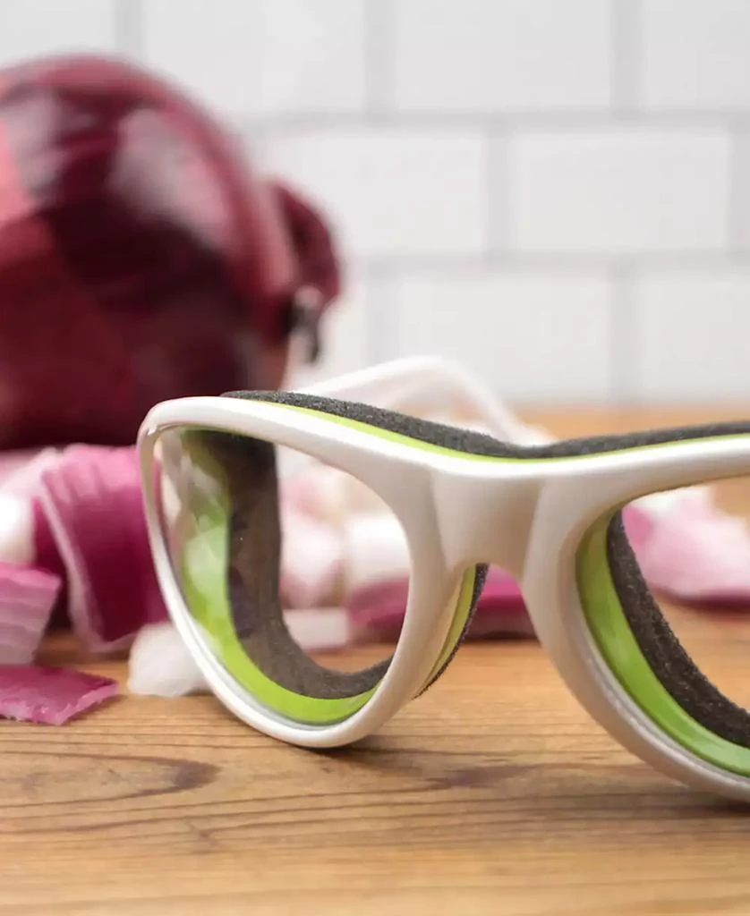 RSVP International 5.5" x 6.5" x 1.5" Onion Goggles - White Frame 7