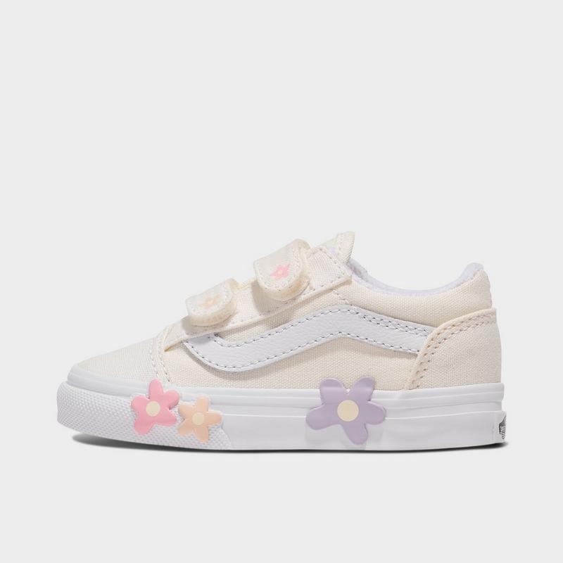 Vans Little Kids' Vans Old Skool V Flower Casual Shoes