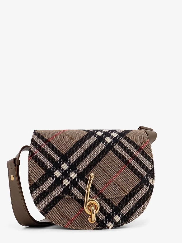 Burberry Bridle Canvas and Leather Check Shoulder Bag from Nugnes 1920