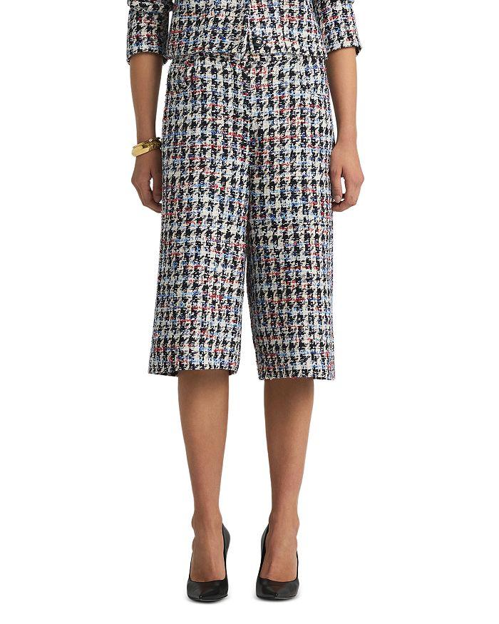St. John Americana Houndstooth Shorts