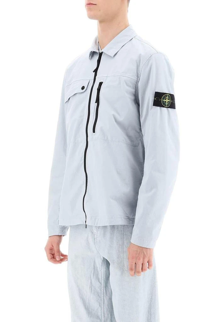 STONE ISLAND Supima Cotton Twill Stretch-TC overshirt 5