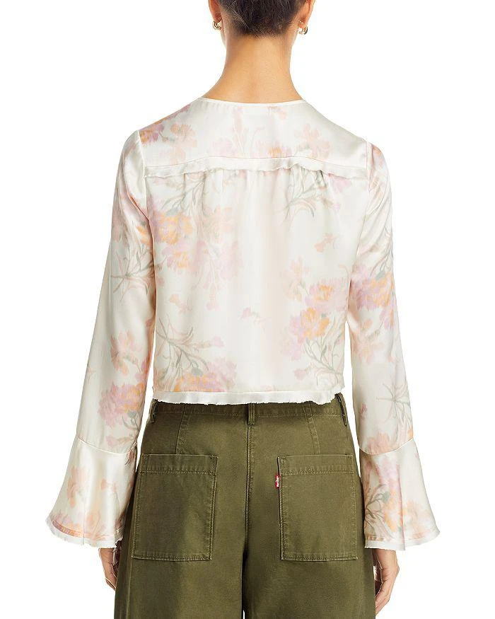 LOVESHACKFANCY Lyndon Silk Floral Blouse 3
