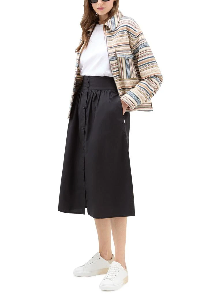 Woolrich Midi skirt in pure cotton poplin 5