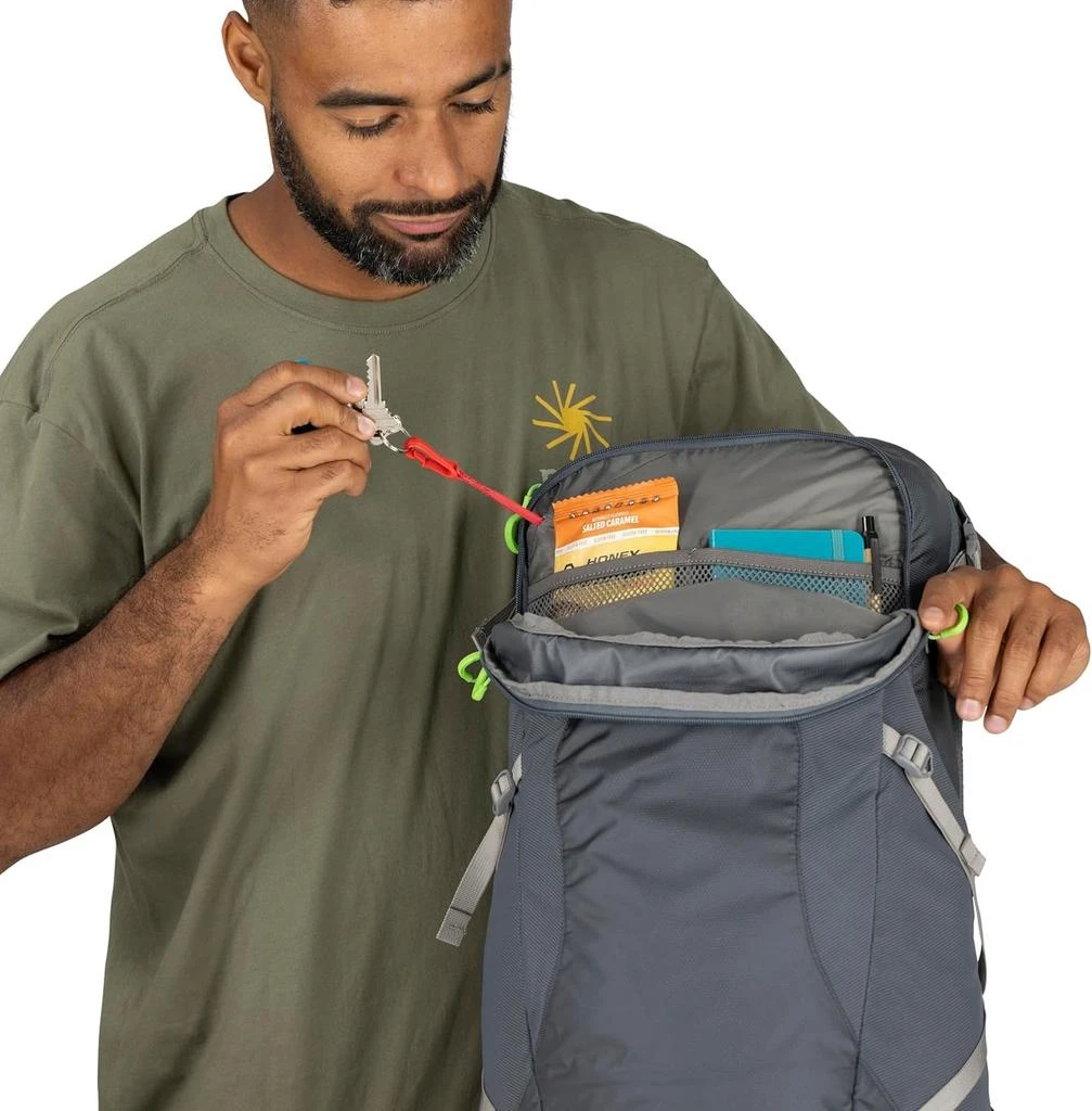 Osprey Osprey Sportlite 25L Lightweight Hiking Backpack for Men and Women, Pine Leaf Green, S/M 8