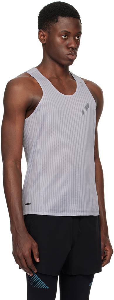 Soar Running Gray Race Tank Top