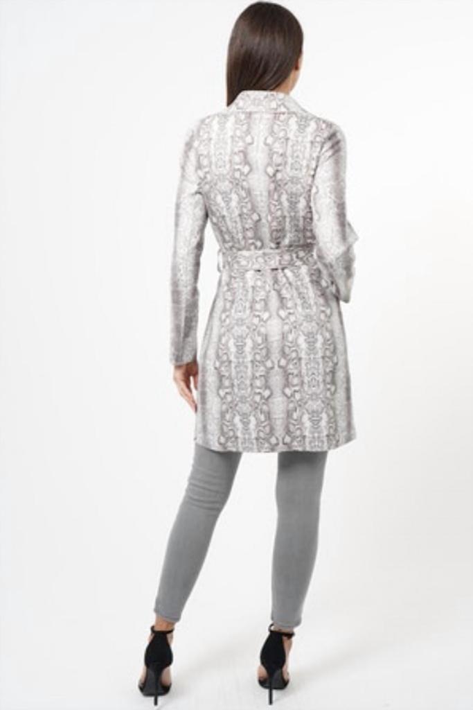 Love Token Kobe Snake Print Coat