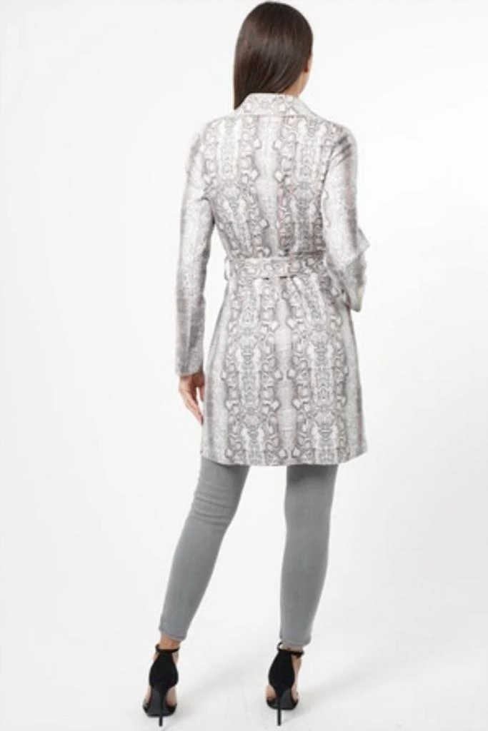 Love Token Kobe Snake Print Coat 2