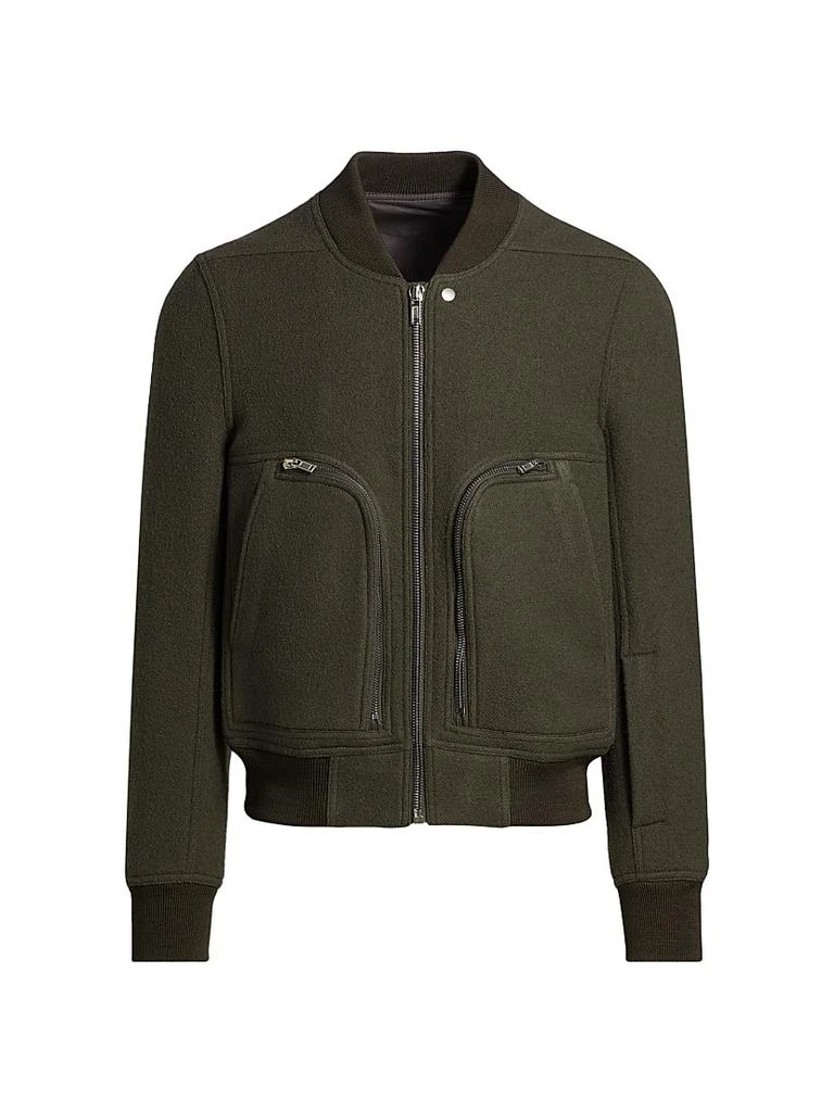 Rick Owens Bauhaus Flight Wool Bomber Jacket 1