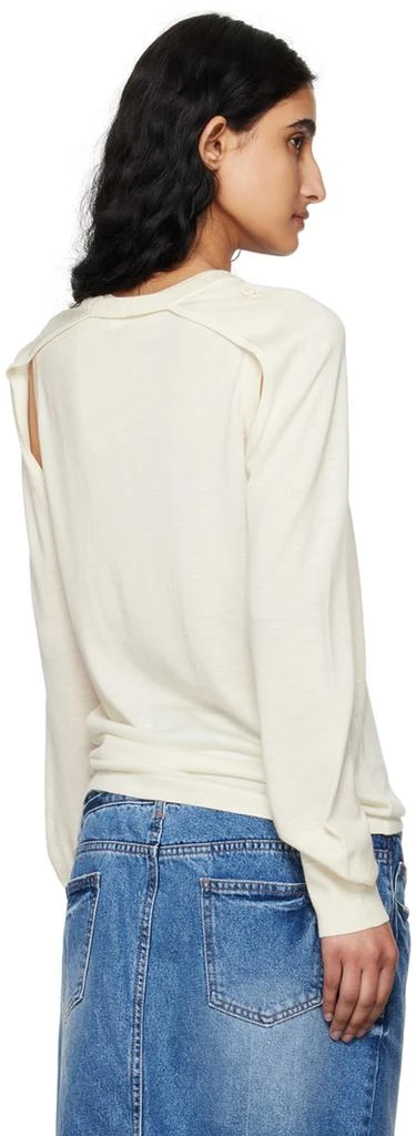 Helmut Lang Off-White Shrug Sweater 3