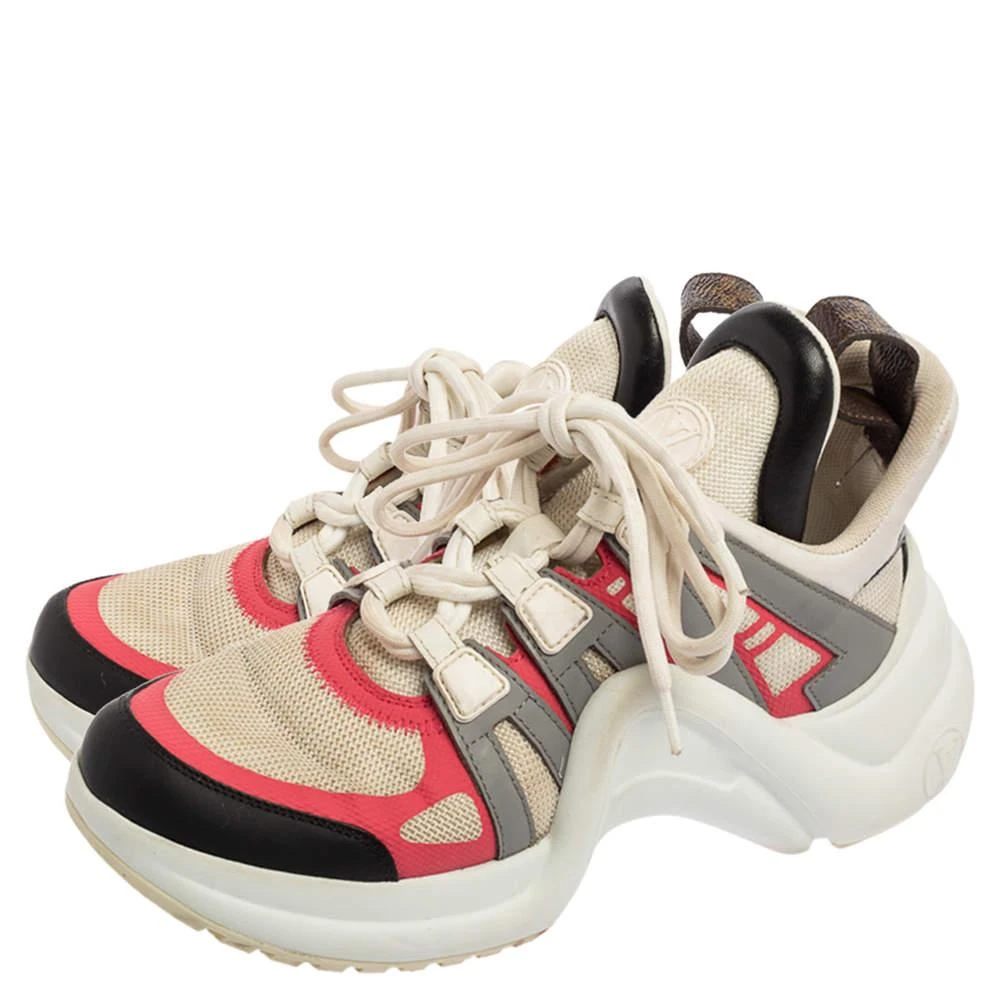 Louis Vuitton Louis Vuitton Multicolor Leather And Mesh Archlight Sneakers Size 36.5 4
