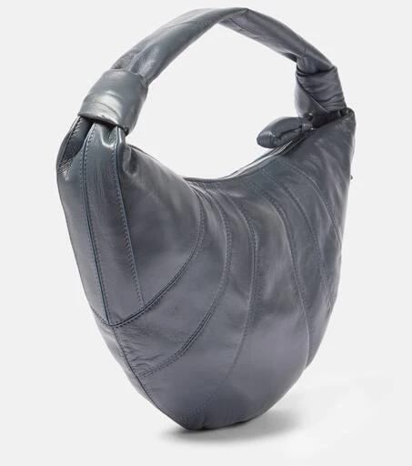 Lemaire Fortune Croissant leather shoulder bag 4