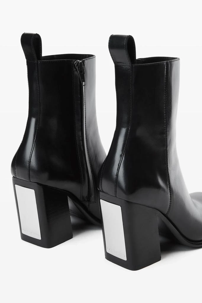 Alexander Wang throttle 95mm ankle boot in leather 4