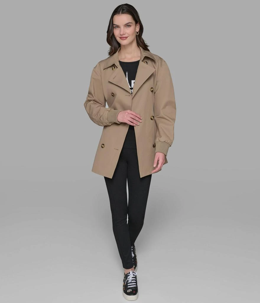 Karl Lagerfeld Paris SHORT BELTED TRENCH 3