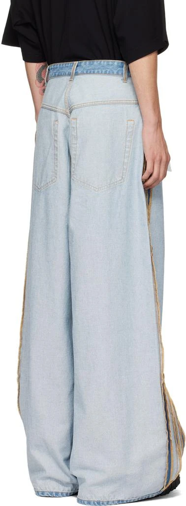 Vetements Blue Inside Out Big Shape Jeans 3