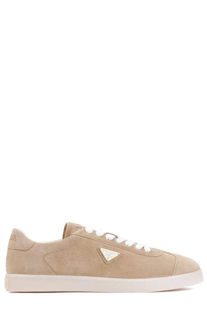 Prada Prada Triangle-Logo Lace-Up Sneakers 1