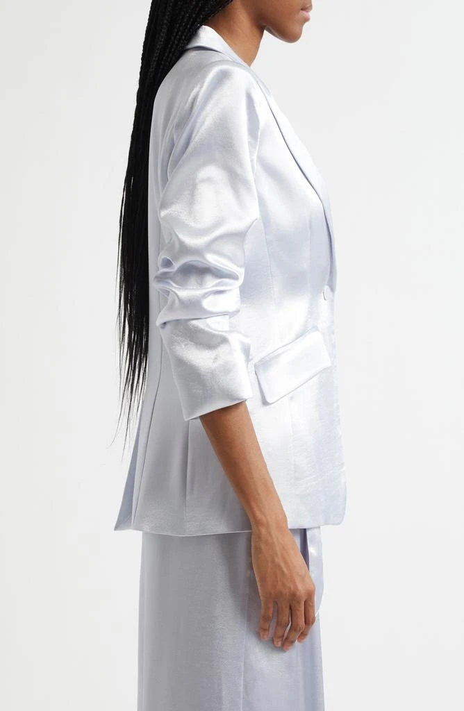 Cinq à Sept Cheyenne Hammered Satin Scrunch Sleeve Jacket 4