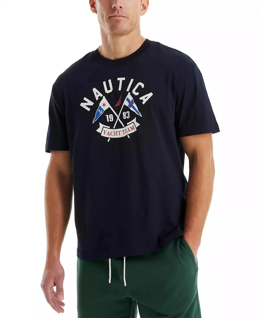 Nautica Men's Short Sleeve Sailing Graphic Sleep T-Shirt 1