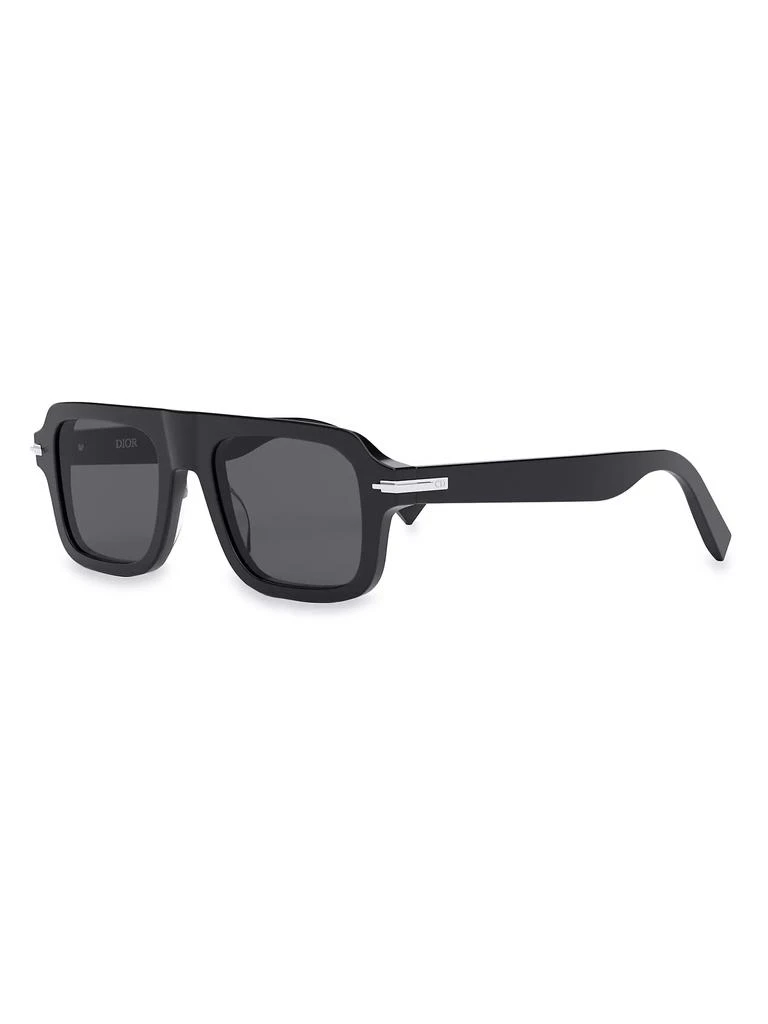 Dior DiorBlackSuit N21 52MM Rectangular Sunglasses 1