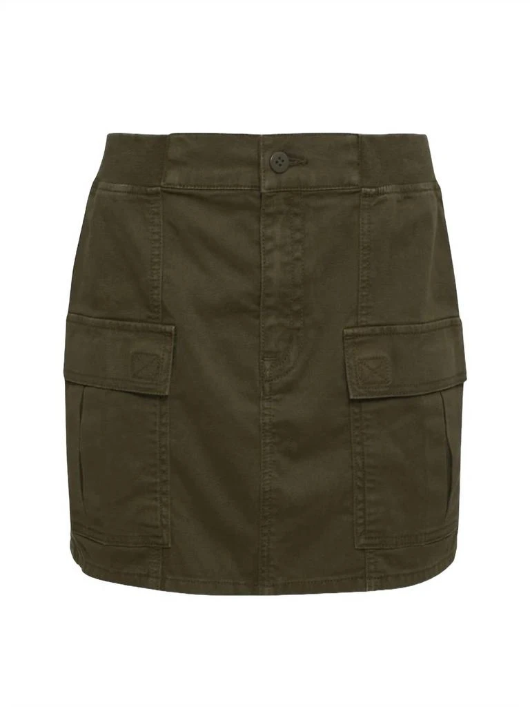 Sanctuary Surplus Essential Skirt In Burnt Olive 4