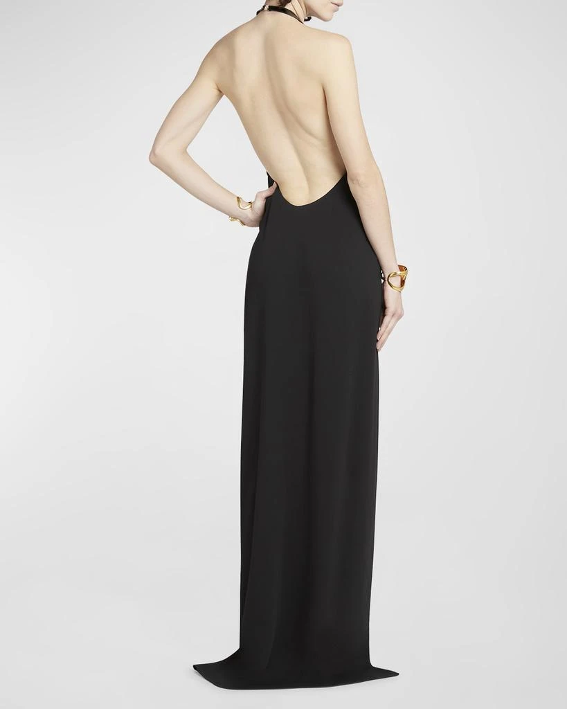 Shop Halter Backless Slit Stretch-Sable Evening Dress on Sale at  BeyondStyle  Get 63% Off Halter Backless Slit Stretch-Sable Evening Dress  with Limited-Time Flash Deals, Exclusive Discounts, and Special Offers.  Enjoy Unbeatable