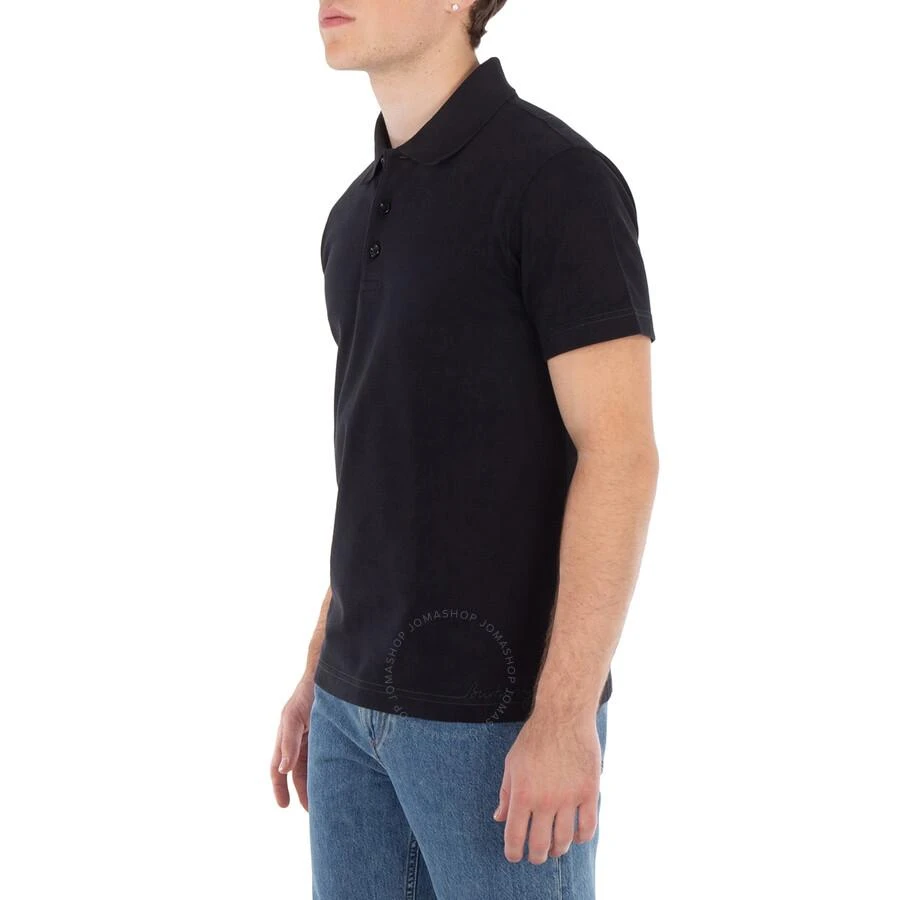 Burberry Logo Embroidered Straight Hem Cotton Polo Shirt 2