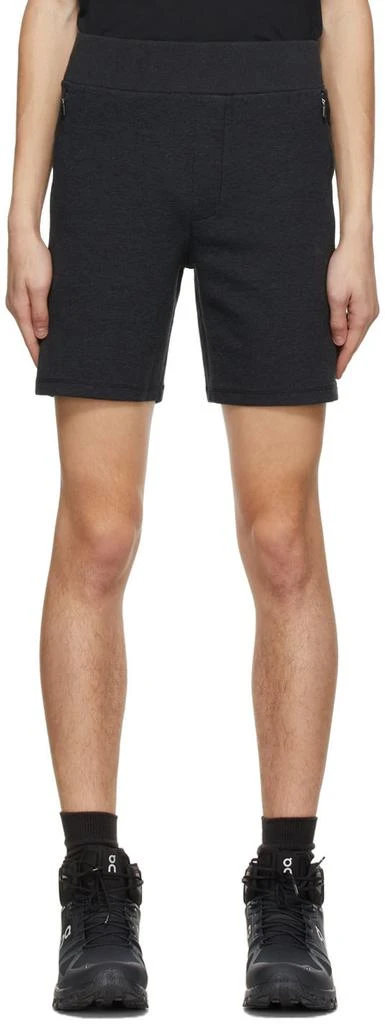 JACQUES Black Signature Jogger Shorts 1