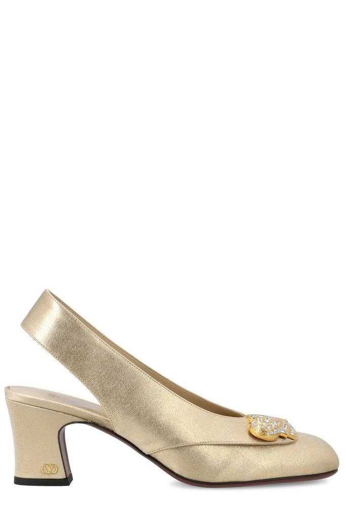 Valentino Valentino	Adamantine VLogo Signature Embellished Pumps 1
