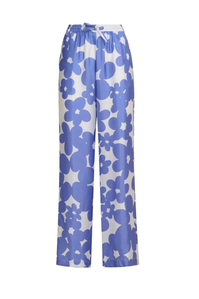 Marni Relaxed Wide Leg Silk Pants