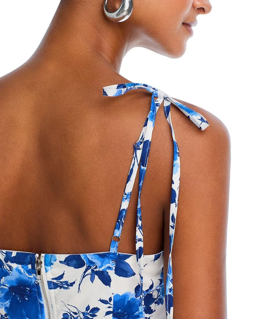 AQUA Fit and Flare Poplin Mini Dress - Exclusive 3