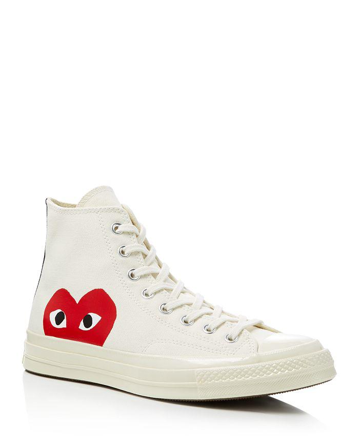 Comme des Garcons x Converse Unisex Chuck Taylor Lace Up High Top Sneakers